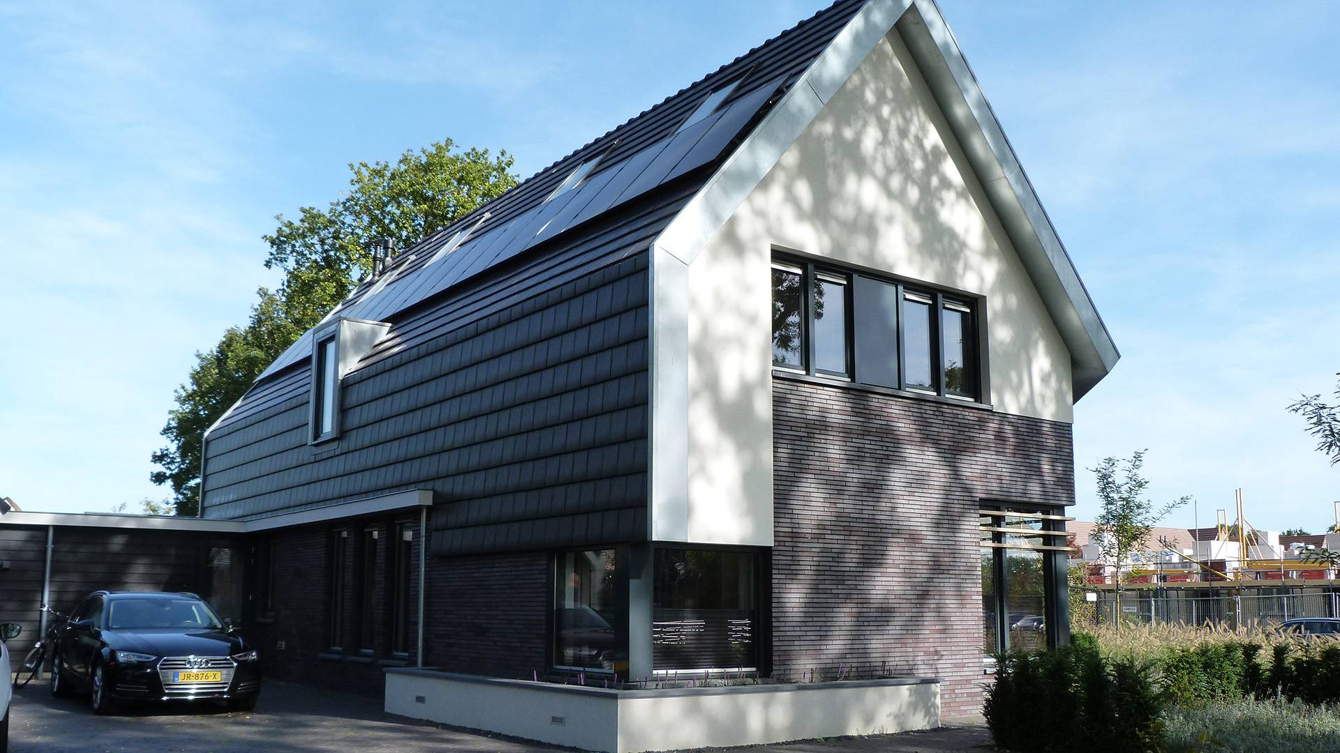 Huis met alarmsysteem geïnstalleerd